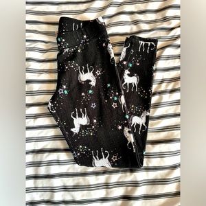 Girls unicorn leggings 🦄 🌈